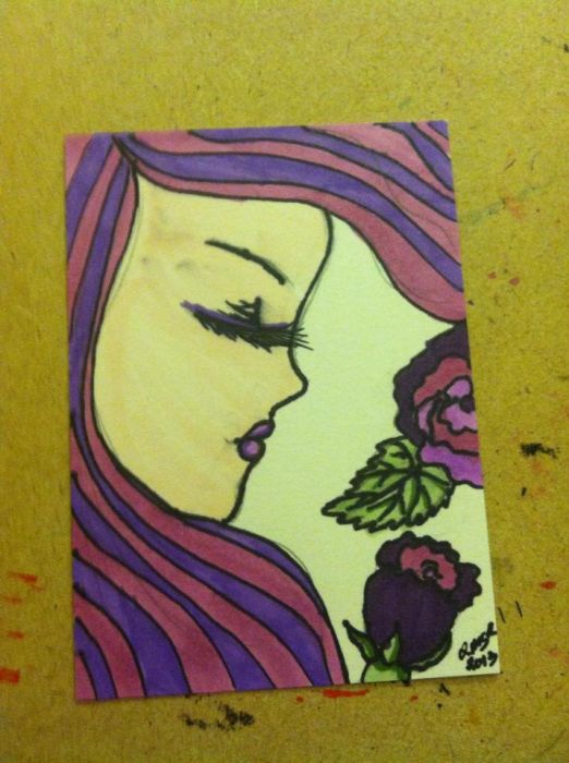 Purple Rose  by Jasmines Magic of Color